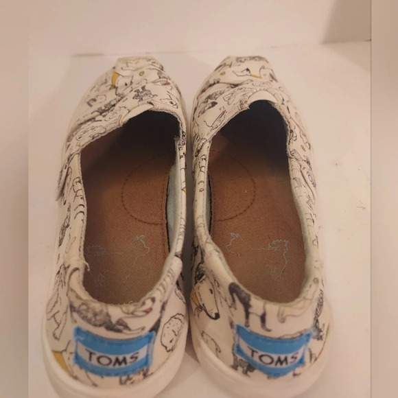 Toms The Year of The Dog Limited Edition Canvas Alpargata in Size Y2 - Youth - Picture 9 of 11